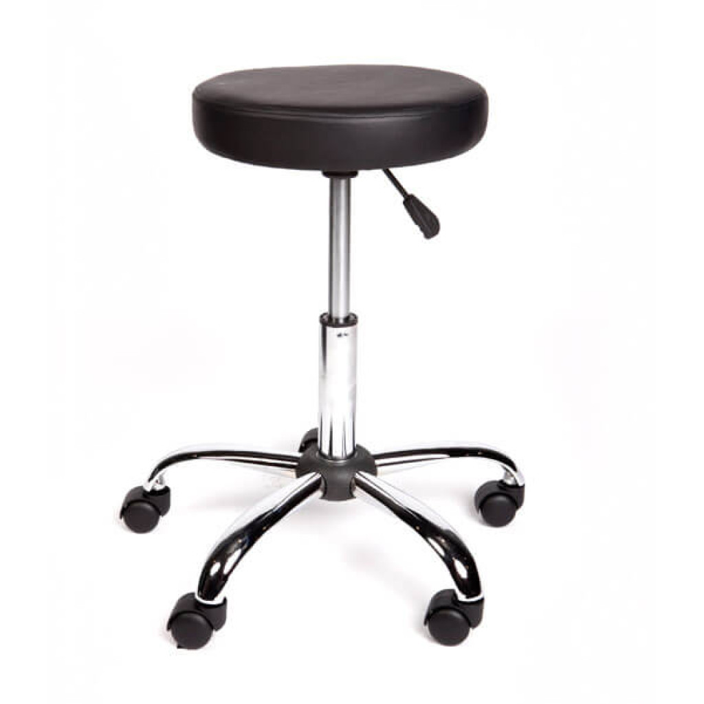 Access Round Stool Gas Lift with Adjustable Height Various Colours