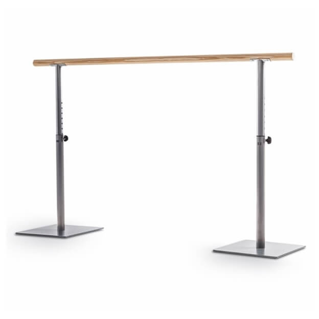 Access Ballet Rail Fixed Base with Adjustable Height Timber Handrail