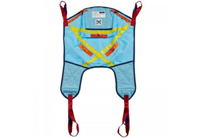 Disposable bariatric sling with full support of head and upper