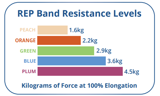 Rep bands resistance levels