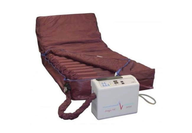 Pressure relief mattress for bedridden patients