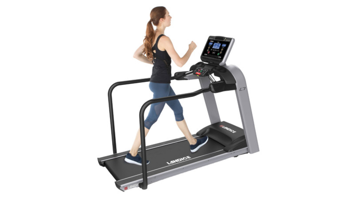 Landice Rehab Treadmill L7RTM With Medical Rails