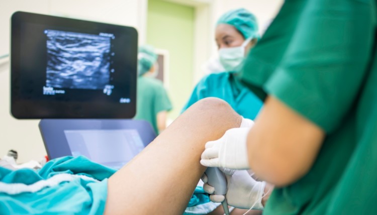Patient Ultrasound in progress