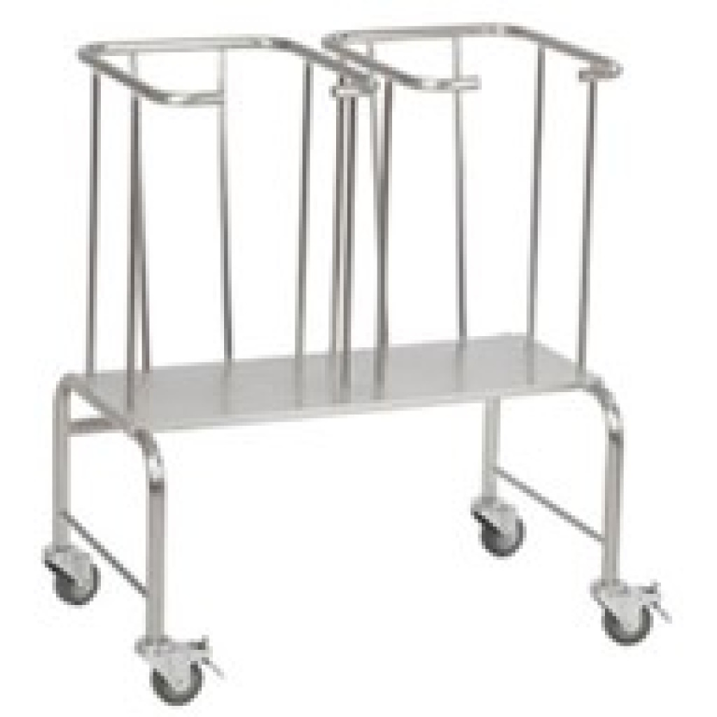 OH S Stainless Steel Linen Skips No Lid Single Double